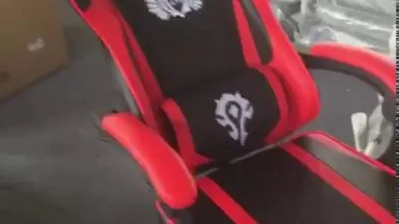 Cadeira de escritório de corrida para jogos de computador de conferência de malha ergonômica giratória de couro