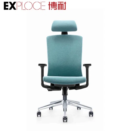 Escritório de alta qualidade executivo luxuoso confortável malha escritório couro ou tecido cadeira ergonômica cadeira de escritório cadeira suspensa personalização básica