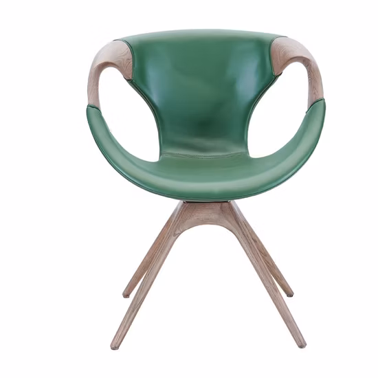 Mobiliário de escritório de alta qualidade moderno pernas de madeira maciça cadeira de braço de tecido cadeira de lazer