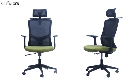 Móveis de escritório com encosto alto ajustável giratório Boss Manager Executive Black Manager Swivel Lift Cadeira de escritório para jogos em tecido de malha ergonômica com cabide